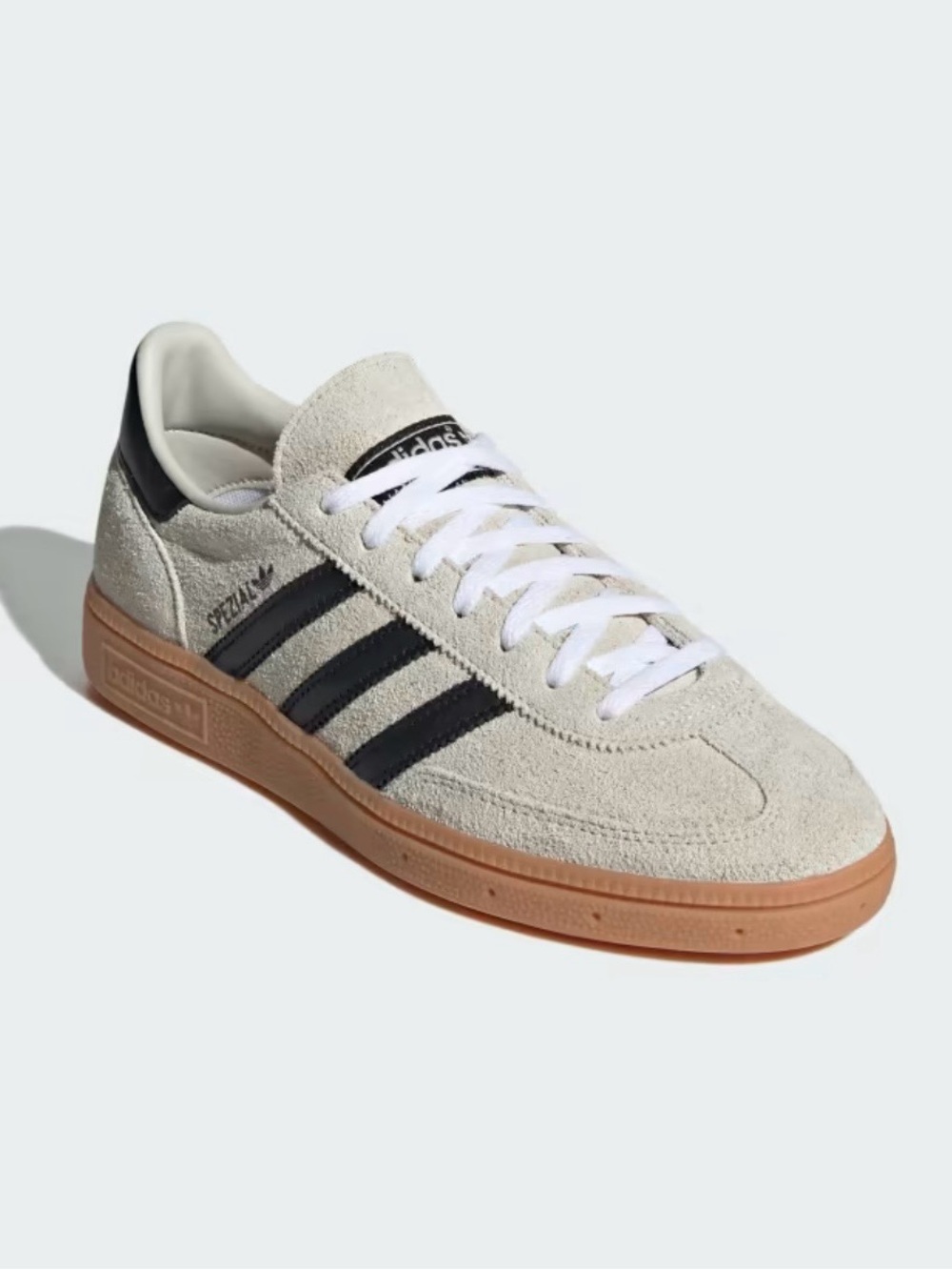 Women's Adidas Handball Spezial Alumina Core Black Cloud White Sneakers